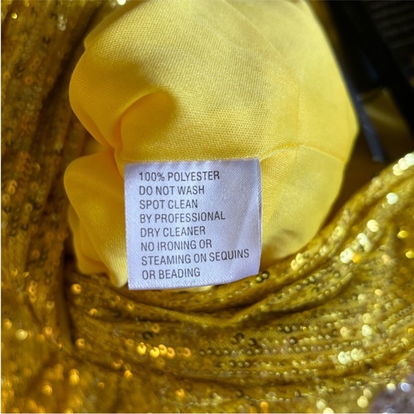 Aleena for MAC DUGGAL 😍SEQUINED SHOULDER PAD COCKTAIL DRESS - Picture 5 of 6